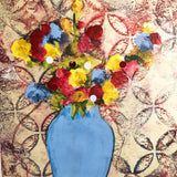 Abstract Floral 30 x 30 Canvas Print
