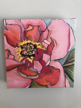 Peony 8 x 8 " Limited Edition Canvas Print