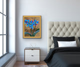 Blue Orchids, an artistic tribute to phalaenopsis