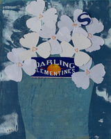 A Stitch in Time Darling Clementine Hand Sewn Mixed Media Collage