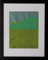 Landscape Composition 3 mixed media monoprint