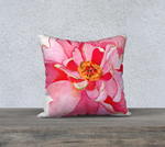 Watercolor Peony 18 x 18 Pillow Cover