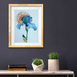 Art Nouveau Iris Print by Artist RH Zondag.  Add beauty to your home with this affordable print.  Ships unframed.