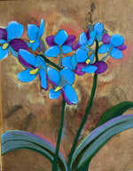 Blue Orchids, an artistic tribute to phalaenopsis
