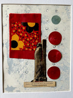 La Priere pour la France. A Mixed Media Collage.