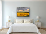 Canola Field Manitoba 36 inches tall by 48 inches wide. Acrylic on canvas painting by artist RH Zondag.