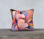 Bold Peony Image Pillow Inspired by an Original Painting RH Zondag Studio